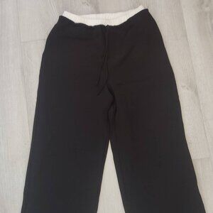 High waist wide leg pants